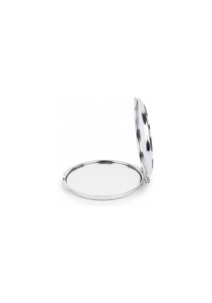Daiso Compact Mirror with Metallic Frame - Assorted Colors - Image 2